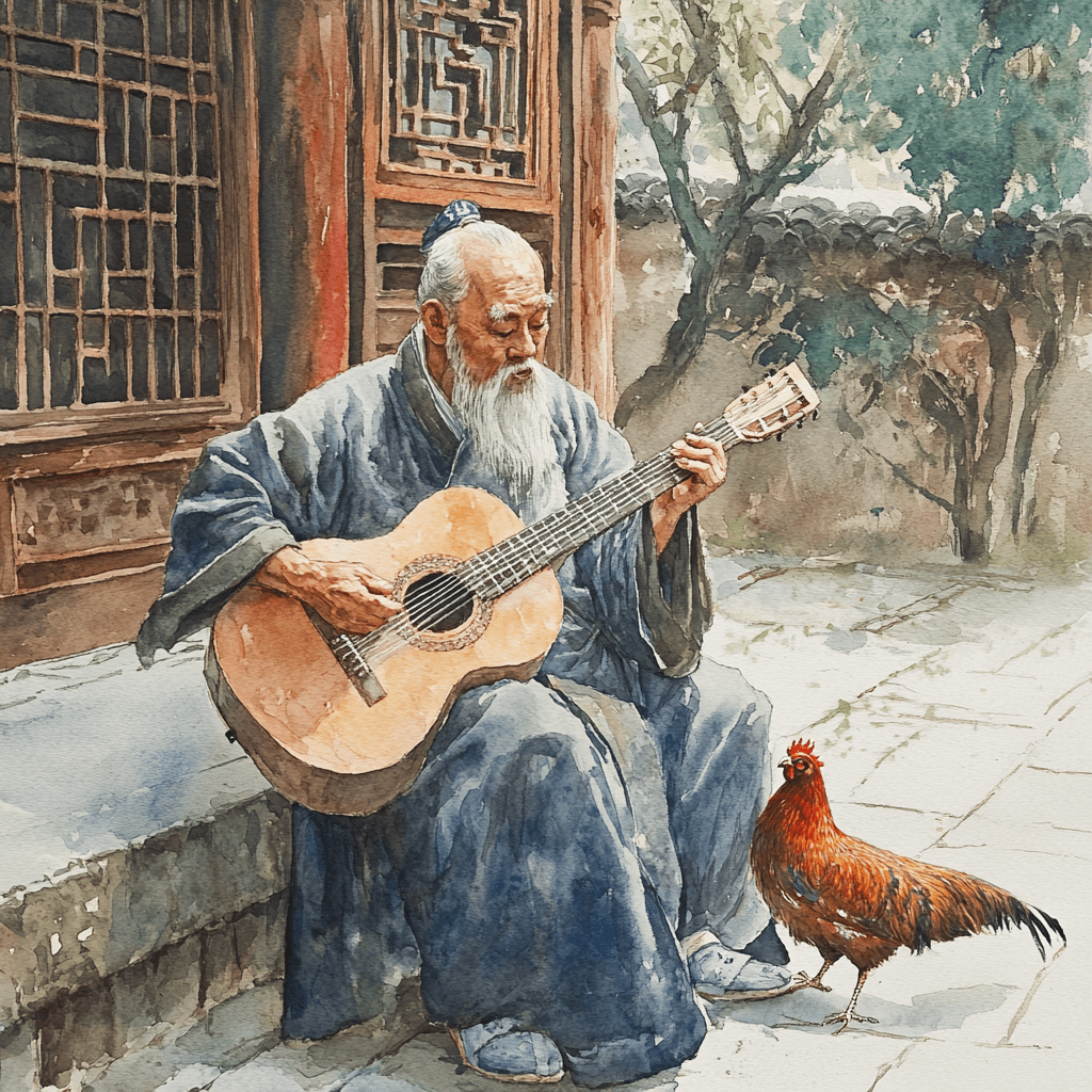 From Fervor to Mastery: Lessons from a Fighting Rooster for Guitarists