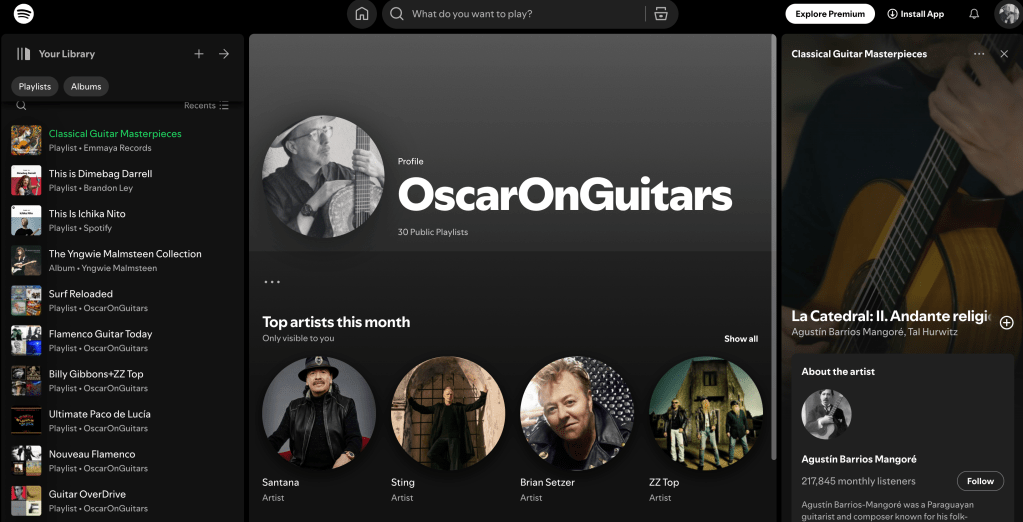 Join Me on Spotify: Explore the Guitar Universe&nbsp;Together!