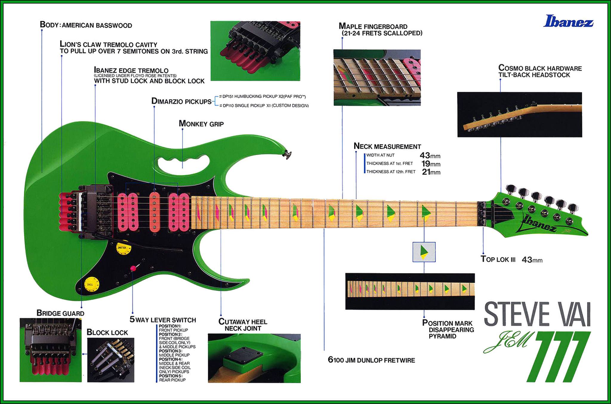Ibanez JEM: Steve Vai's Iconic Signature Guitar – oscaronguitars.com
